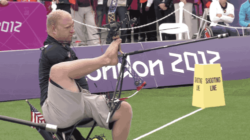 Paralympics bueskytte - Holdning, kropsbygning og smerter - Smertefribevægelse