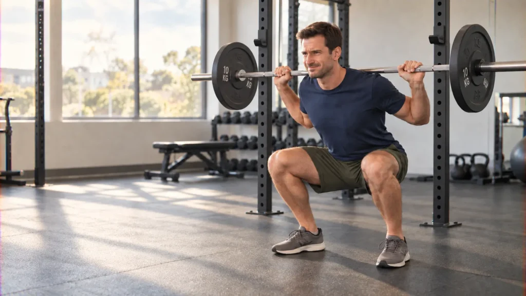 Hoftesmerter squat - Behandling af hoftesmerter - Smertefribevægelse